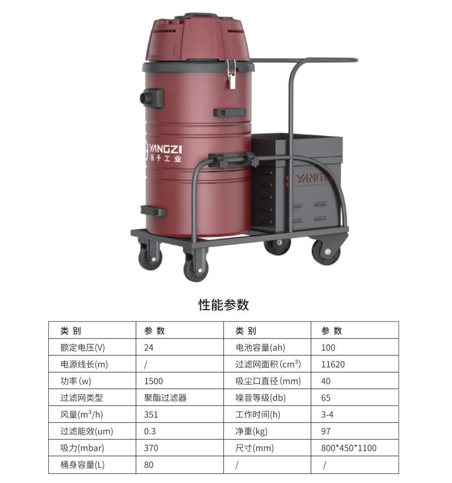揚子工業吸塵器C2詳情參數